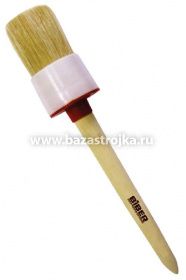 Кисть круглая  50 мм натур. щетина, дер. ручка БИБЕР (31186)
