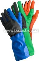 Перчатки утепленные акриловые облив рифленый латексный Praktische Home G-107