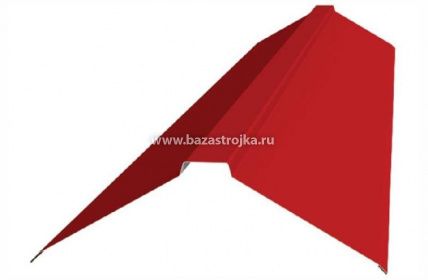 Планка конька плоского 8017 корич 150х150х2000 