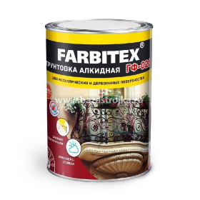 Грунтовка  ГФ-21 серая  1,8 кг FARBITEX