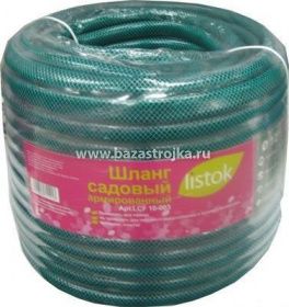 Шланг 1/2 садовый армированный 30 м (трехслойный) LISTOK
