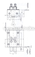 Замок накладной реечный ПХК (КОМАЗ)