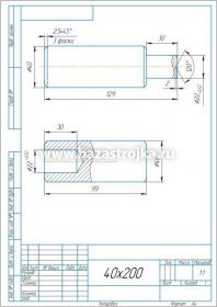Петля гаражная 40х200