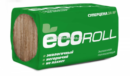 Минплита ЭКОРолл+ TS040 100х610х1230 8шт 0,6м3 6м2, плотность 10-11