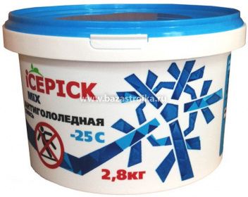 Смесь антигололедная Icepick MIX 2,8кг