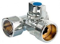 Кран для стиральной машины 1/2х3/4х1/2"МПП Valtec