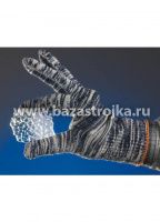 Перчатки утепленные двойные П/ШЕРСТЬ без напыления черные (115гр)