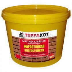 Мастика Терракот универсальная жаростойкая 1,5кг 