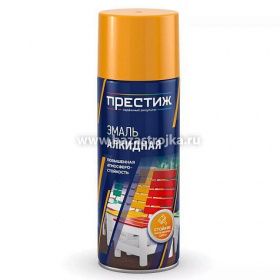 Эмаль-аэрозоль алкидная ПРЕСТИЖ светло-серая 425 мл