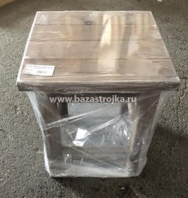 Табурет ЛИПА массив 360*360*440 тонированный в сборе