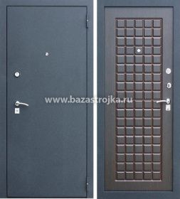 Дверь мет. ГАРДА МУАР Венге 2050х960х60 (R)