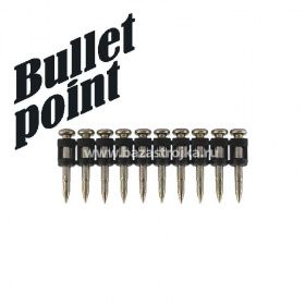 Гвозди усиленные по бетону металлу Toua CN EG Bullet Point- 17 мм уп 1000 шт