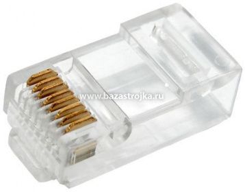 Джек компьютерный RJ45 8P8C  CAT5e