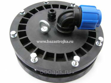 Оголовок скважинный с угловой муфтой ОСП 125-140/32х32 (полимерпесчаный) 