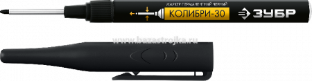 Маркер перманентный черный КОЛИБРИ-30