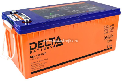 Аккумулятор Delta GEL 12-200