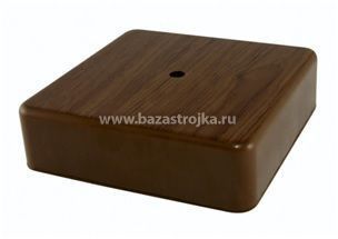 Коробка клеммная ОП 100х100х29мм бук