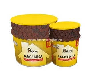Мастика для гибкой черепицы 10 л Дёке 