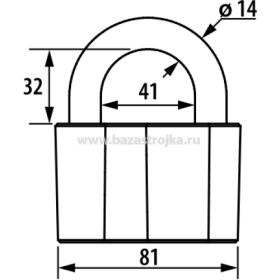 Замок навесной ЧАЗ ВС-2-А (Чебоксары)