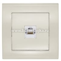 Розетка СП компьютерная СЛОН. КОСТЬ БРИЛЛИАНТ (1А, RJ45)