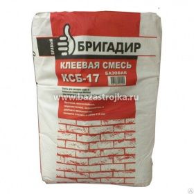 Смесь монтажно-кладочная БРАВЫЙ БРИГАДИР КСБ-17 25кг 