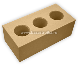 Кирпич силикатный жёлтый пустот. 250х120х88 ПОДДОН 288 шт 