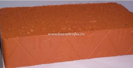 Кирпич полнотелый утолщённый 250x120x88 ПОДДОН 308 шт Ревда
