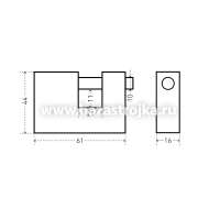 Замок навесной ВС1Ч-760 АЛЛЮР