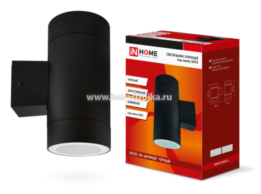 Светильник уличный ЦИЛИНДР 2A-GX53 черный IN HOME