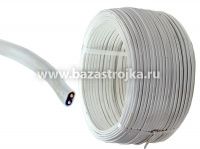 Провод ШВВП 2х0,5 п/м белый