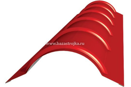 Планка конька круглого R110х2000, ЗАКАЗ