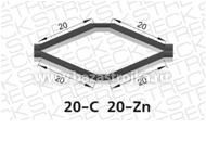 Сетка ШТУКАТУРНАЯ  ОЦ Штрек 20-Zn, 15х1 м (15 м2)