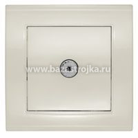 Розетка СП TV СЛОН. КОСТЬ БРИЛЛИАНТ 