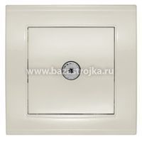 Розетка СП TV СЛОН. КОСТЬ БРИЛЛИАНТ 