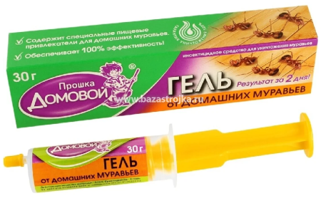Гель от домашних муравьев шприц 30гр Домовой