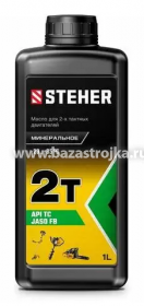 Масло для 4-х тактных двигателей полусинт. 4Т-10W40 1л STEHER