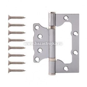 Петля 100х75х2,5 хром матовый, без врезки