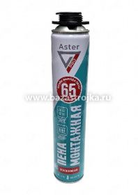 Пена монт. проф. ASTER Professional всесезонная 65л 750мл PU-750-A-G