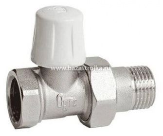 Вентиль запорный 1/2" прямой нижний Ogint 007-5838