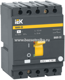 Автомат ВА88-33 160А/3П 35кА ИЭК 