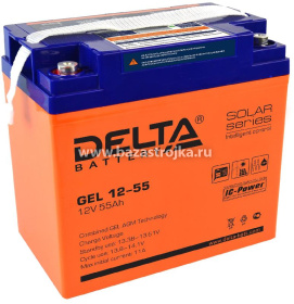 Аккумулятор Delta GEL 12-55