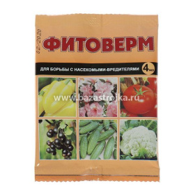 ФИТОВЕРМ 4мл ЗЕЛЕНАЯ АПТЕКА (клещи, тля, трипсы)