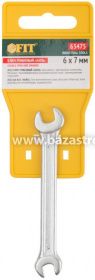 Ключ рожковый 6х7мм FIT (63475)