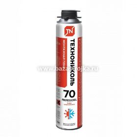 Пена монт. проф. ТЕХНОНИКОЛЬ 70 PROFESSIONAL зимняя 1000мл.