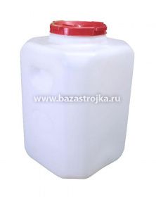 Канистра-бочка пластмассовая 110 л прямоугольная