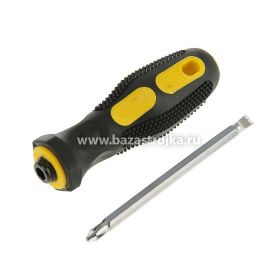 Отвертка с переставным жалом 6х70мм PH2/SL6 (2515)