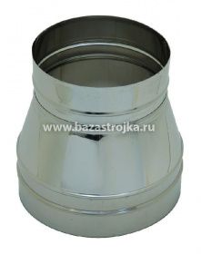 Переход труба-сендвич ф180-180/260 мм нерж/оц 0.5/0.5мм Огнерус