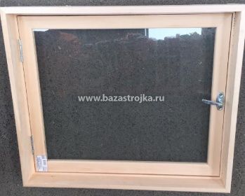 Блок оконный  500х700х 90 (двойное стекло, фурнитура, уплотнитель) ЛИПА