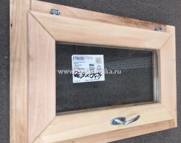 Блок оконный  430х630 (стеклопакет, фурнитура) ЛИПА