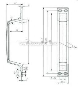 Ручка-скоба 100мм МЕДЬ